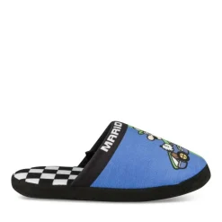 Chaussons BLEU Garçon Motif Uni A Enfiler