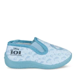 Chaussons BLEU Garçon Motif Animal A Enfiler