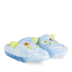 Chaussons BLEU Garçon Motif Multicolore A Enfiler