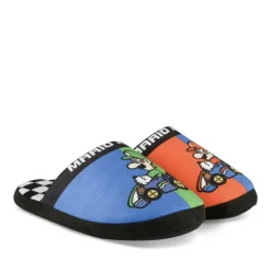 Chaussons BLEU Garçon Motif Uni A Enfiler