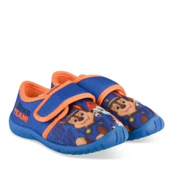 Chaussons BLEU Garçon Motif Uni Scratch