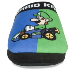 Chaussons BLEU Garçon Motif Uni A Enfiler