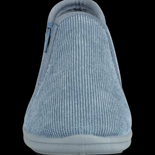 Chaussons BLEU Garçon Motif Uni Fermeture éclair