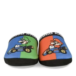 Chaussons BLEU Garçon Motif Uni A Enfiler