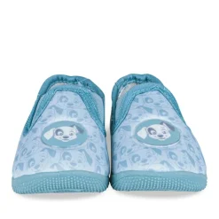 Chaussons BLEU Garçon Motif Animal A Enfiler