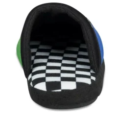 Chaussons BLEU Garçon Motif Uni A Enfiler