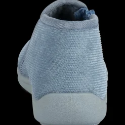 Chaussons BLEU Garçon Motif Uni Fermeture éclair