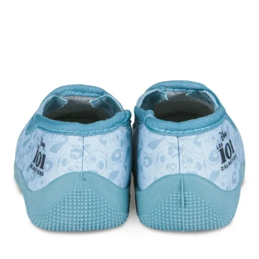 Chaussons BLEU Garçon Motif Animal A Enfiler