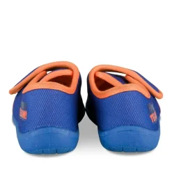 Chaussons BLEU Garçon Motif Uni Scratch