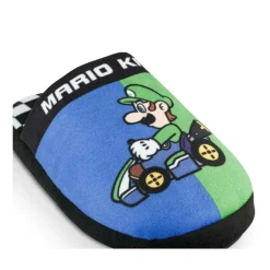 Chaussons BLEU Garçon Motif Uni A Enfiler
