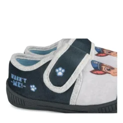 Chaussons BLEU Garçon Motif Uni Scratch