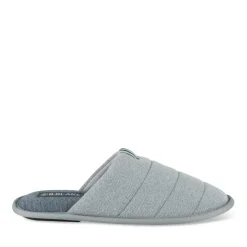Chaussons BLEU Homme Motif Uni A Enfiler