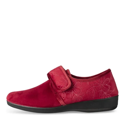 Chaussons BORDEAUX Femme Motif Uni Scratch
