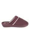 Chaussons BORDEAUX Femme Motif Uni A Enfiler