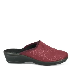 Chaussons BORDEAUX Femme Motif Uni A Enfiler