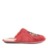 Chaussons BORDEAUX Femme Motif Uni A Enfiler