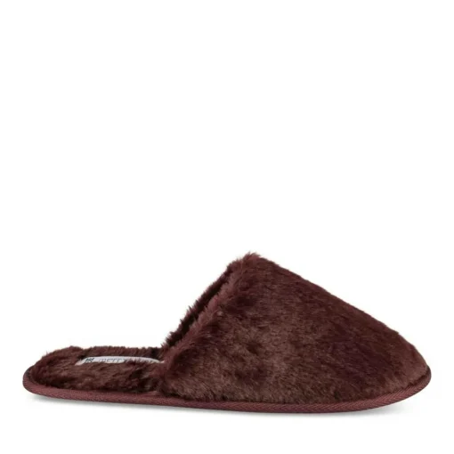 Chaussons BORDEAUX Femme Motif Uni A Enfiler