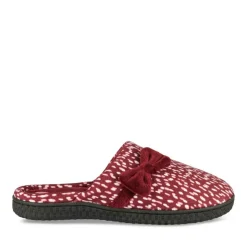 Chaussons BORDEAUX Femme Motif Uni A Enfiler