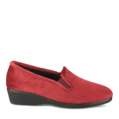 Chaussons BORDEAUX Femme Motif Uni A Enfiler