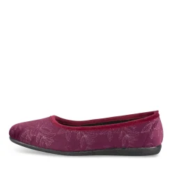 Chaussons BORDEAUX Femme Motif Uni A Enfiler