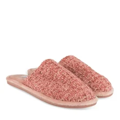 Chaussons BORDEAUX Femme Motif Uni A Enfiler