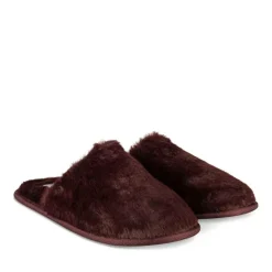 Chaussons BORDEAUX Femme Motif Uni A Enfiler