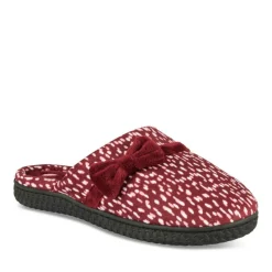 Chaussons BORDEAUX Femme Motif Uni A Enfiler