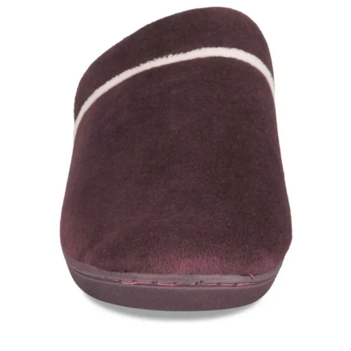 Chaussons BORDEAUX Femme Motif Uni A Enfiler
