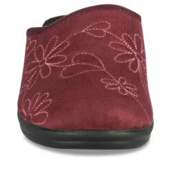 Chaussons BORDEAUX Femme Motif Uni A Enfiler