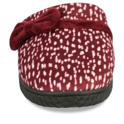 Chaussons BORDEAUX Femme Motif Uni A Enfiler