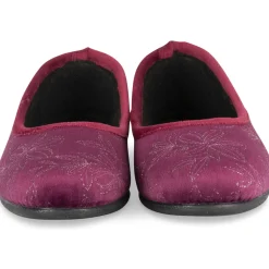 Chaussons BORDEAUX Femme Motif Uni A Enfiler