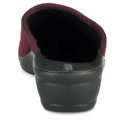 Chaussons BORDEAUX Femme Motif Uni A Enfiler