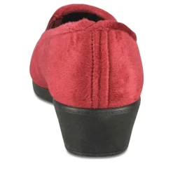 Chaussons BORDEAUX Femme Motif Uni A Enfiler