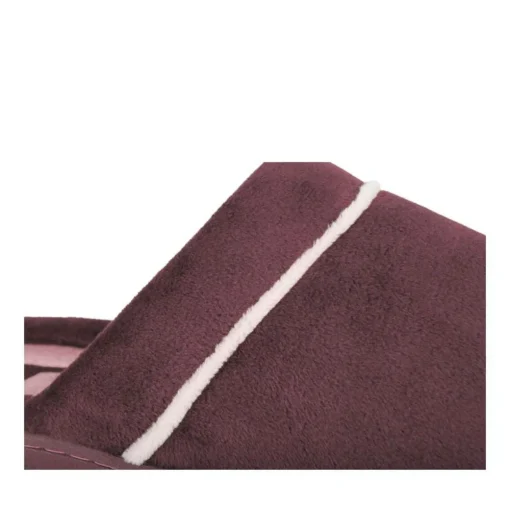 Chaussons BORDEAUX Femme Motif Uni A Enfiler