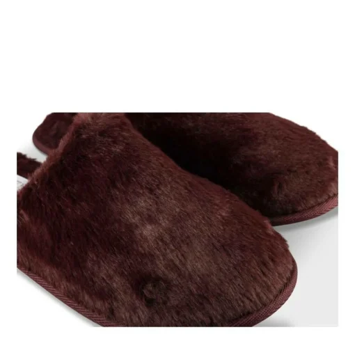 Chaussons BORDEAUX Femme Motif Uni A Enfiler