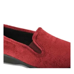 Chaussons BORDEAUX Femme Motif Uni A Enfiler