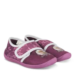 Chaussons BORDEAUX Fille Motif Uni Scratch