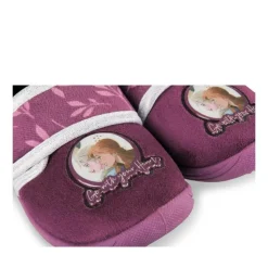 Chaussons BORDEAUX Fille Motif Uni Scratch
