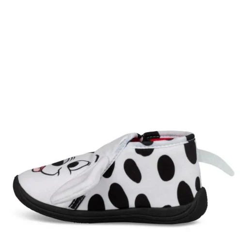 Chaussons Bottine BLANC Garçon Motif Animal Fermeture éclair