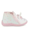 Chaussons Bottine BLEU Fille Motif Licorne Fermeture éclair