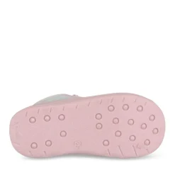 Chaussons Bottine BLEU Fille Motif Licorne Fermeture éclair
