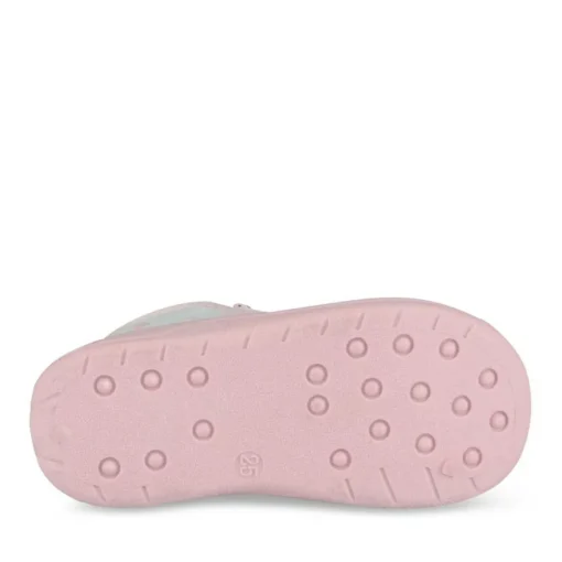 Chaussons Bottine BLEU Fille Motif Licorne Fermeture éclair