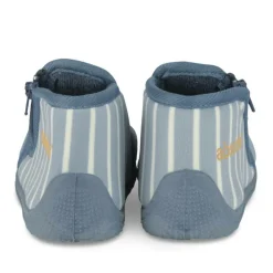 Chaussons Bottine BLEU Garçon Motif Animal Fermeture éclair