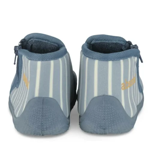 Chaussons Bottine BLEU Garçon Motif Animal Fermeture éclair