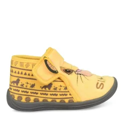 Chaussons Bottine JAUNE Garçon