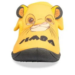 Chaussons Bottine JAUNE Garçon Motif Animal Scratch