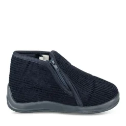 Chaussons Bottine MARINE Garçon Motif Uni Fermeture éclair