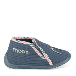 Chaussons Bottine MARINE Garçon Motif Uni Fermeture éclair