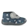 Chaussons Bottine MARINE Garçon Motif Animal Scratch