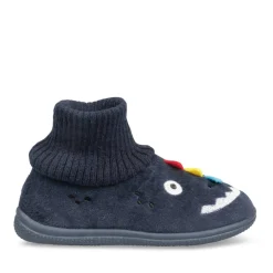 Chaussons Bottine MARINE Garçon Motif Dinosaure A Enfiler